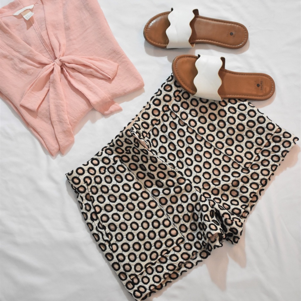 J.Crew Women's Circle Patterned Shorts - image 3